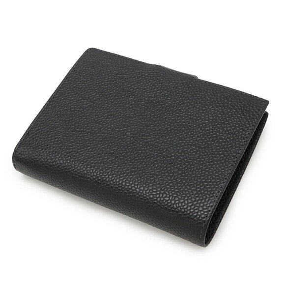 CHANEL Authentic Black Caviar Leather Logo Wallet - Picture 3 of 10